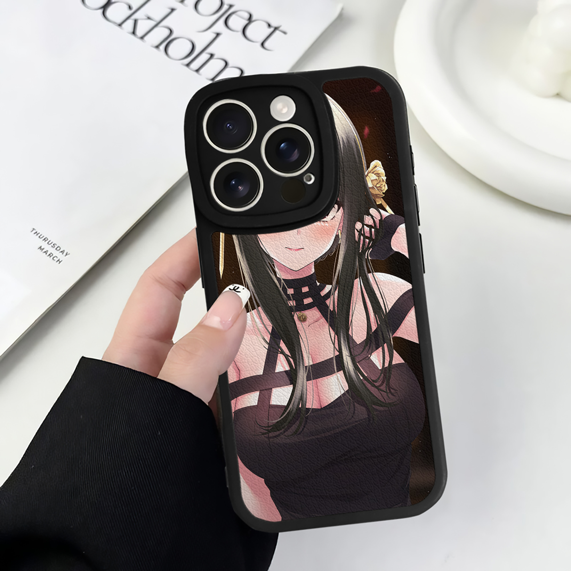 （画像用） SPY×FAMILY间谍家家酒 【iPhone 16シリーズ対応】シリコンスマホケース（レザー調） 材質：シリコン